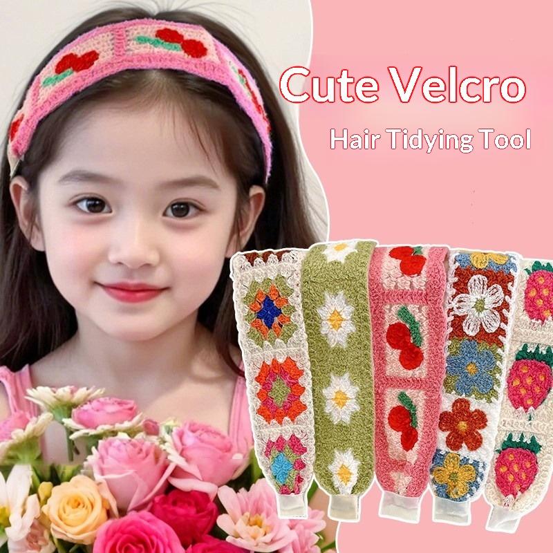Headband Summer Knit - Kadın Kız Çiçek Baskılı Saç Bandı