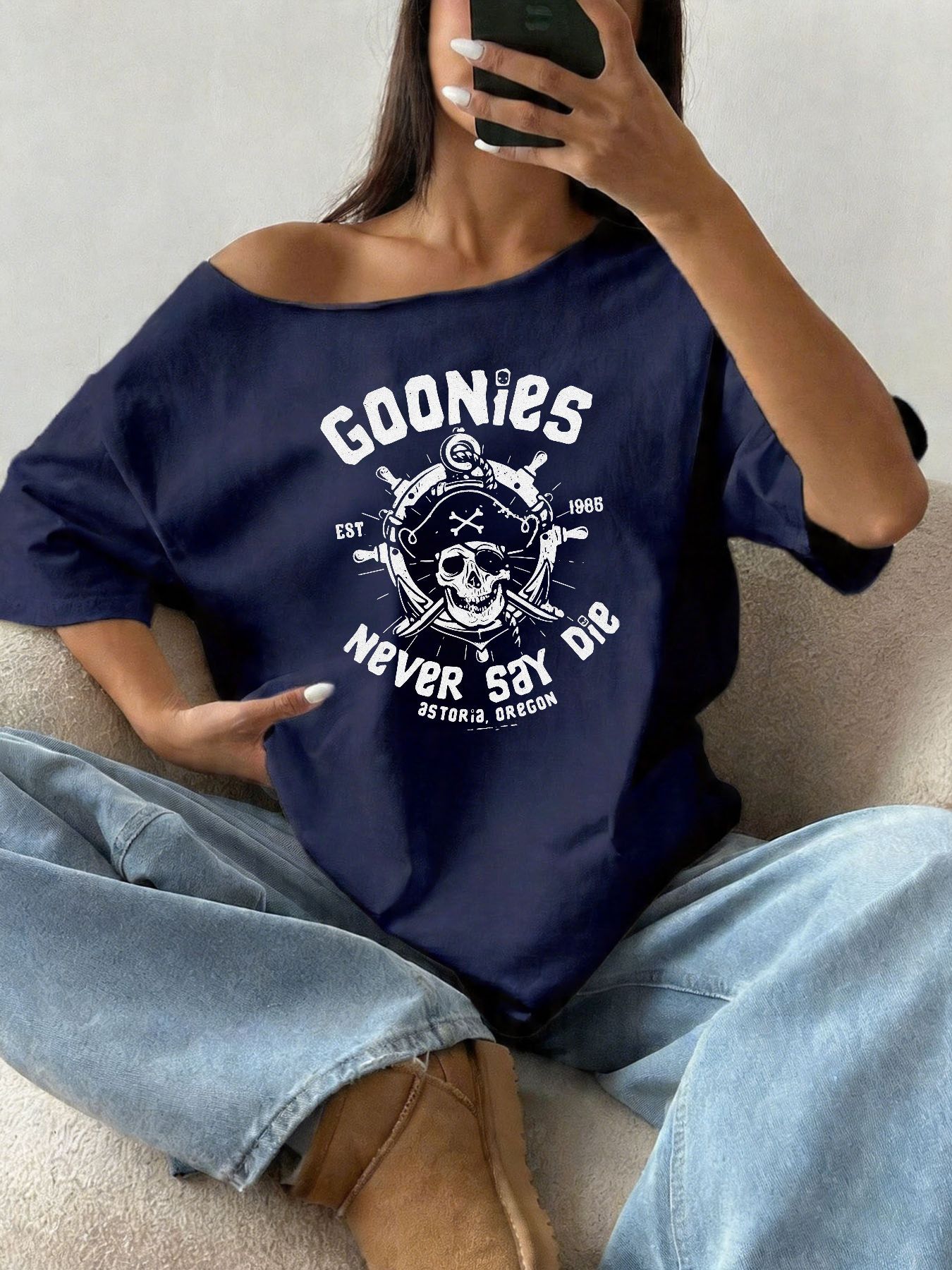 %100 Pamuk Büyük Beden Kafatas - Blouse Off Shoulder incelemesi ve fiyatı