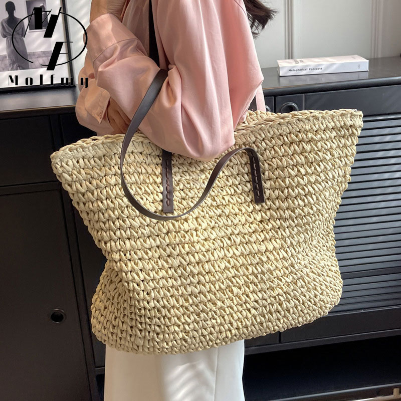 Hasır Örgülü Bez Çantalar, Gün - Tote Bag Beach incelemesi ve fiyatı