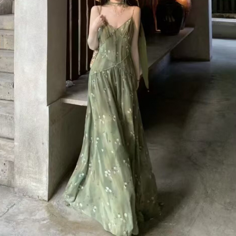 2025 Yeni Vintage Zarif Fransı - Midi Skirt Floral incelemesi ve fiyatı
