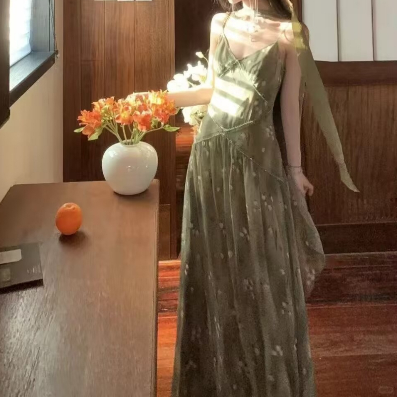 2025 Yeni Vintage Zarif Fransı - Midi Skirt Floral incelemesi ve fiyatı