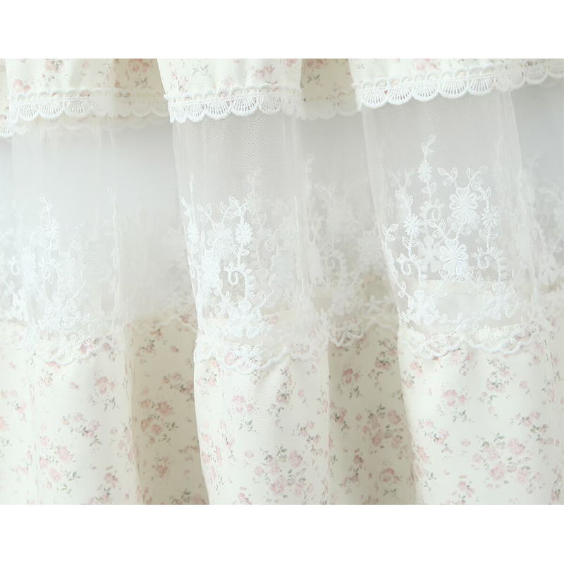 YENKYE Dantel Patchwork Çiçek  - Midi Skirt Floral incelemesi ve fiyatı