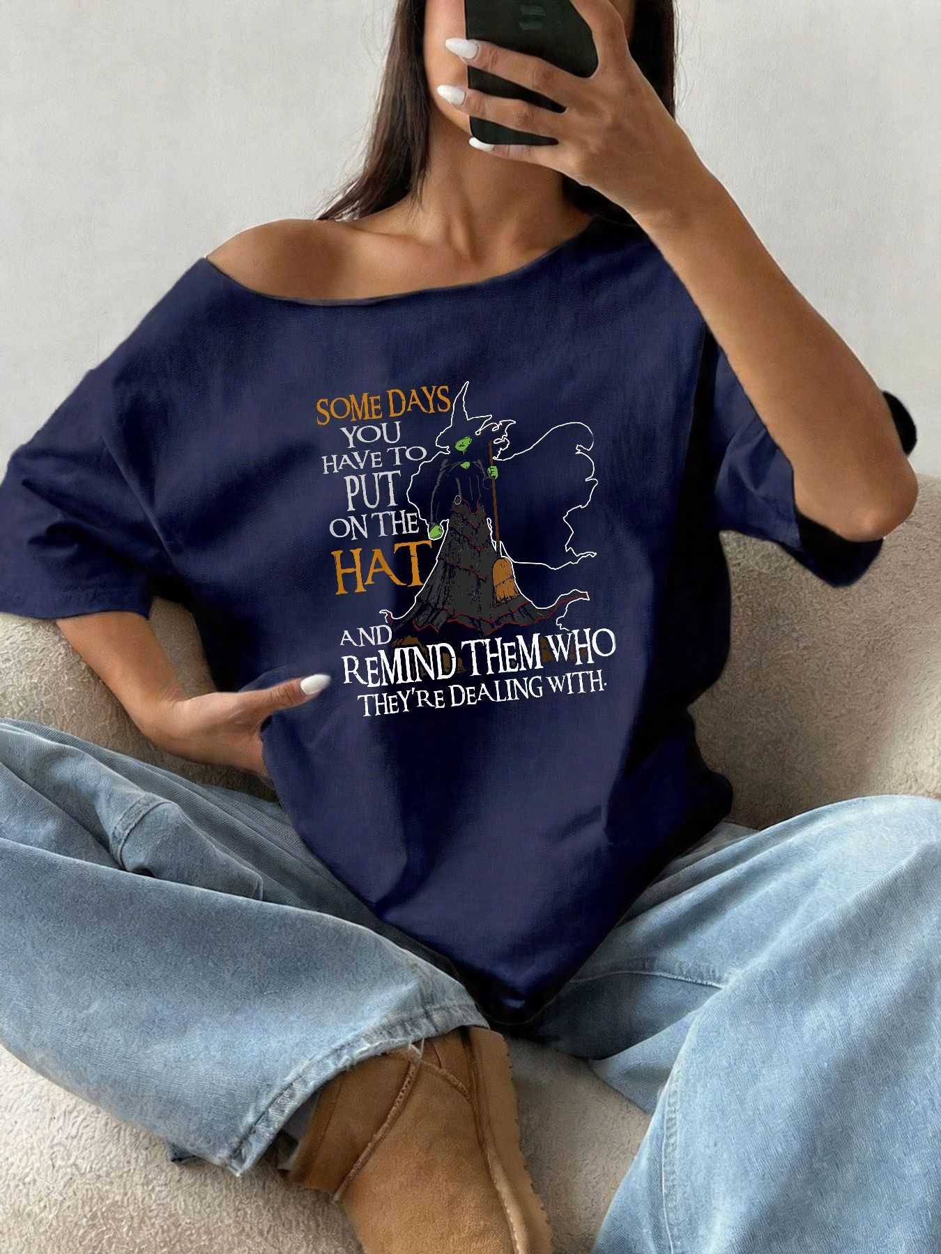 %100 Pamuk Büyük Beden Cadılar - Blouse Off Shoulder incelemesi ve fiyatı