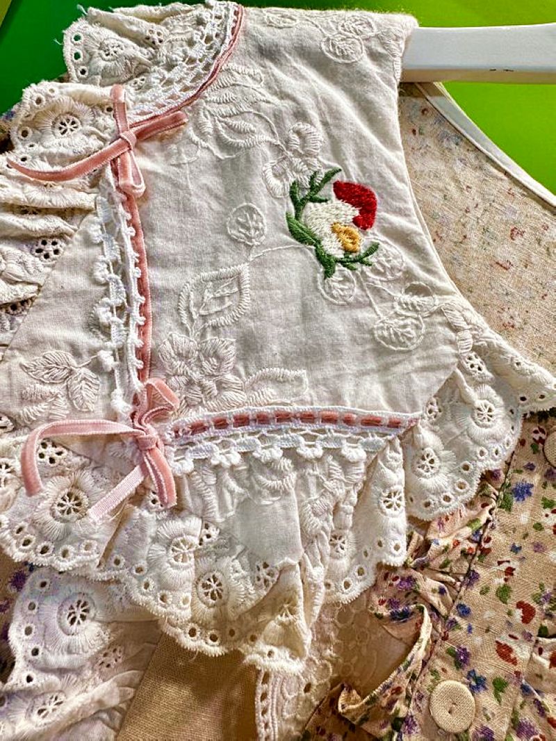Sonbahar Pamuklu Fırfırlı Dant - Midi Skirt Floral incelemesi ve fiyatı